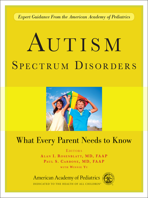Title details for Autism Spectrum Disorders by American Academy of Pediatrics - Wait list